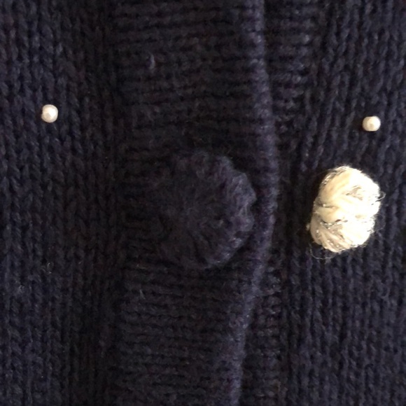 In Resource Cardigan Navy sweater size small - Picture 6 of 9